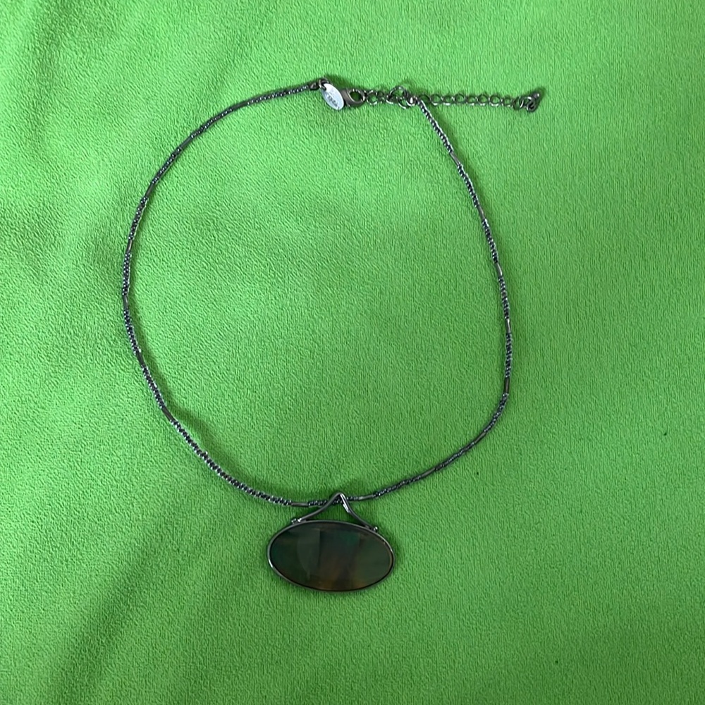 Lia Sophia beaded necklace with pendant